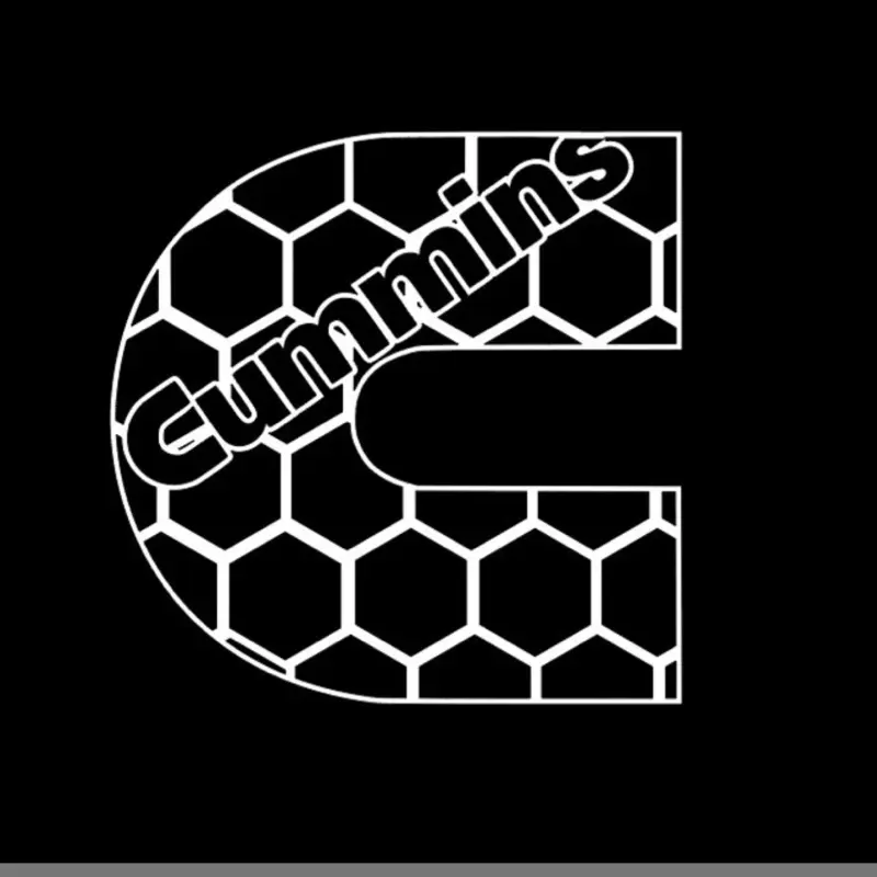 Honeycomb Cummins sticker for trucks Stylish Car Merch