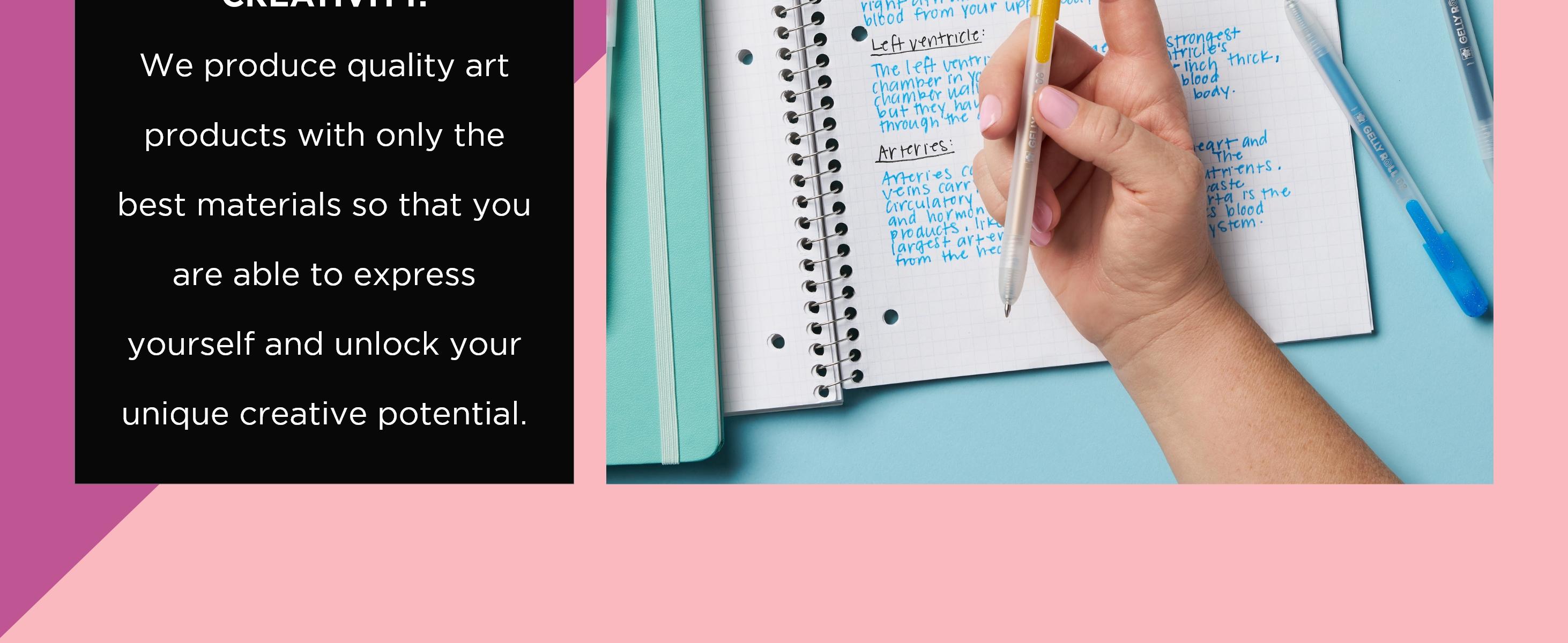 SAKURA Gelly Roll Retractable 25 Piece Gift Set: 24 Pens + 1 Pen Case