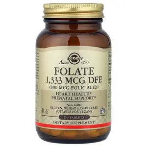 Solgar Folate, 1,333 mcg DFE, 250 Tablets