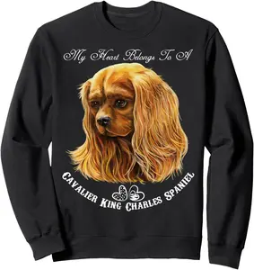 Cavalier King Charles Spaniel, Ruby Cavalier King Charles Sweatshirt