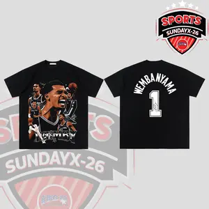 [Youth & Adult] Victor Wembanyama - Wemby 1 For Spurs Nation High-Quality 100% Cotton T-Shirt (Made In US), Go Spurs Go Hooper Shirt, Game Day Outfits, Gift For Basketball Fans, Basketball Graphic Tee