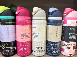 Owala Collection FreeSip Insulated Stainless Steel Water Bottle, 24/32oz Aesthetic Drinkware for Sport Lovers, Urban Outfitters Bottle