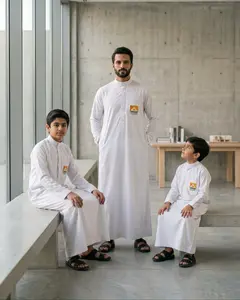Official Abraar Academy White Uniform Thobe (Boys & Men)