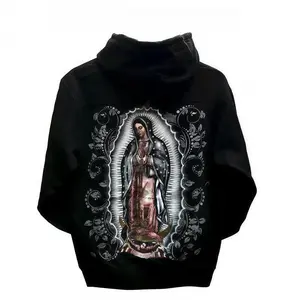 Men's Unisex Graphic Print Hoodie - Soft Cotton-Blend Yarn Knit, Ribbed Spandex Cuffs, Matching Strap, Comfortable Casual Fit Street Style Pullover Sweatshirt