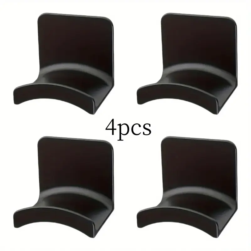 Anti-Slip Curved Solid Plastic Headphone Stand - Compact, Durable Electronic Accessory, No-Drill 1-Piece Self-Standing Desktop Holder for Gaming Earphones (Prevents Scratching & Squashing)