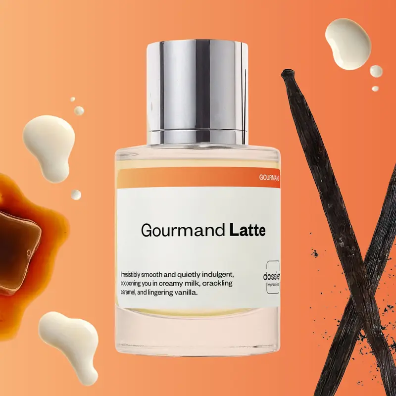 Gourmand Latte, Dossier, Unisex Perfume, Eau du Parfum, 50ml, Milky Accord, Caramel, Vanilla, Brown Sugar, Tonka Bean