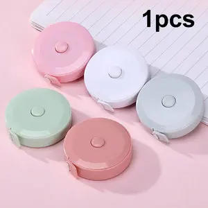 Portable Mini Retractable Tape Measure 150cm (60 Inches) Retractable Measuring Tape, Dual Sided Scale, High Precision, Soft Flexible, Measuring Tool Home Use for Clothing and Height Measurement