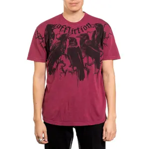 Affliction Men's T-shirt Crows