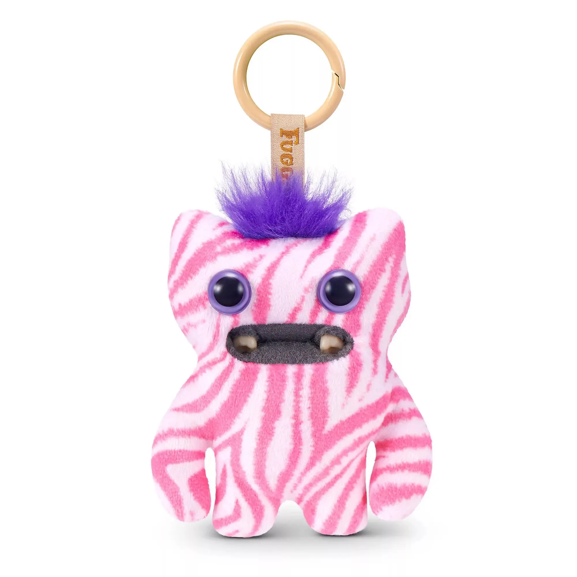 ZURU Fuggler Baby Pinkles Wide Eyed Weirdo 3.5 Inch Plush Keychain