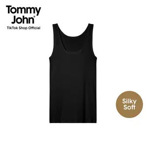 Tommy John Women’s Micro Rib Fitted Tank | Silky Soft Lightweight Top | Stretch Fit, Breathable, Tagless Comfort