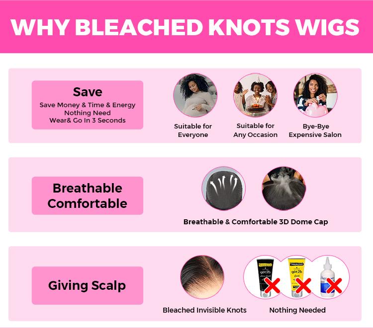 CurlyMe Wear Go 250% Density Pre-bleached 7x5 Pre-cut HD Lace Front Wig Pre-plucked - Natura Black