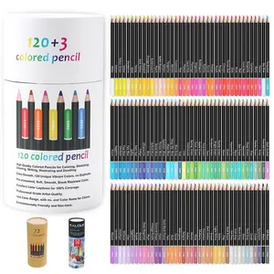 Colored Pencil Set, 50/72pcs/120pcs Soft Core Colored Pencil, Drawing Blending Shading Pencil, Colorful Marker Set, Art Supplies for Adults Beginners, Coloring Book Markers for Crafts, Creative Craft Kit, Colorful Precision Pens