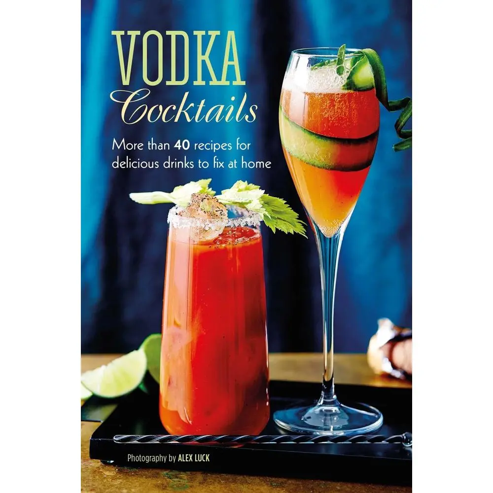 USED Book - Vodka Cocktails: More Than 40 Recipes for Delicious Drinks to Fix at Home by Ryland Peters & Small (Hardcover) - english