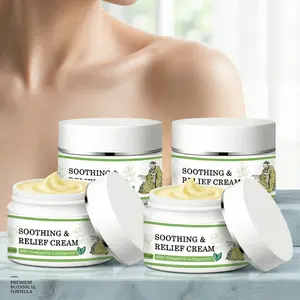 Natural soothing ointment, herbal sensitive skin care cream, containing honeysuckle and peppermint, suitable for eczema, psoriasis and itching, gentle formula suitable for daily care. Moisturizers