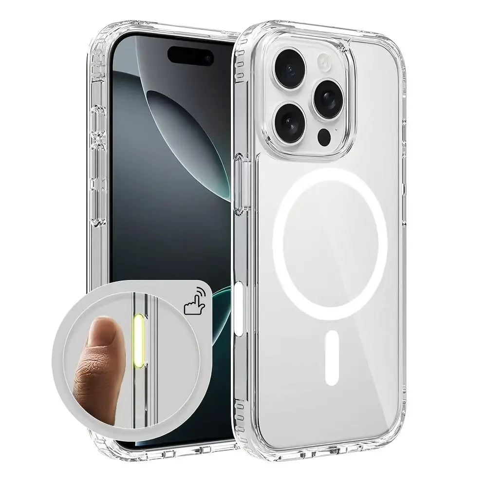 Phone Magnetic Transparent Phone Cases - Soft Wireless Charging Case for Phone17 16/15/14/13/12/11 PRO Max case Shockproof Military-Grade Protection,Ultra,HD,Dual,Card,5G