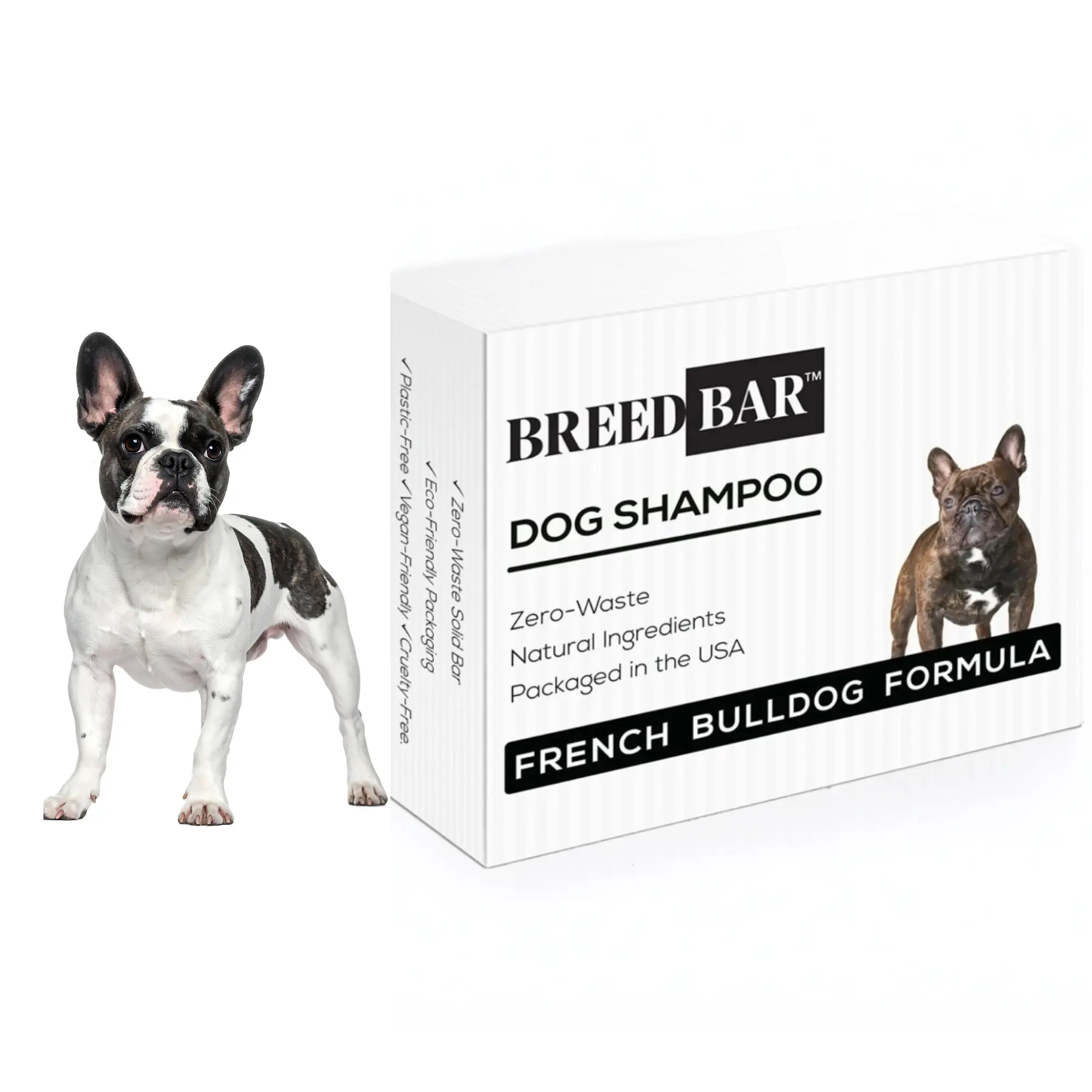 French Bulldog Shampoo Bar – Sensitive Skin Formula