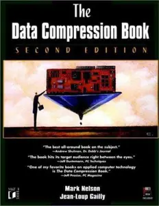 USED Book - The Data Compression Book by Mark Nelson (Paperback) - english