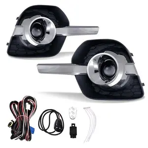 Fit For 2010-2016 Chevy Equinox Front Fog Lamp Fog Light Pair LH RH Clear Lens