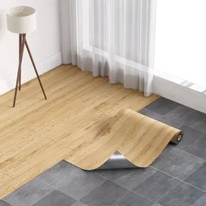 3D Wood Texture Peel and Stick Vinyl Floor Tiles - Self-Adhesive, Water-Resistant, DIY-Friendly Home Items for Floors, Countertops (12.9 Sq Ft Roll)