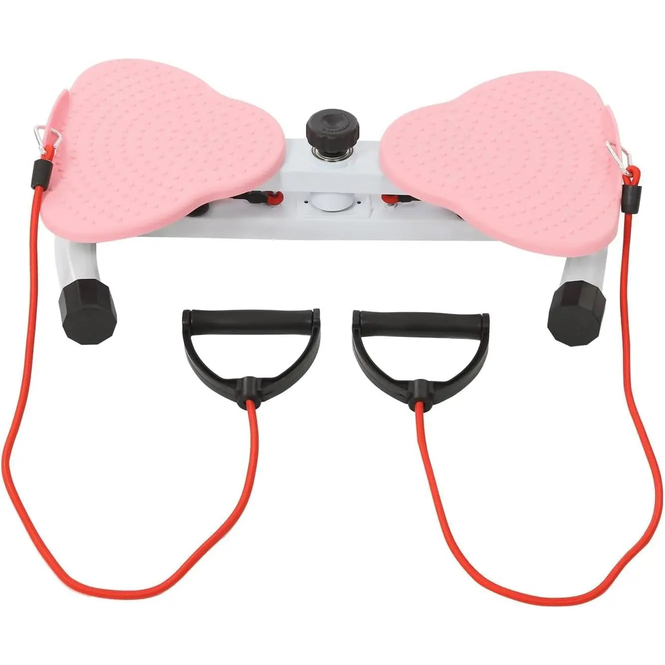 Rotating Waist Board Twist Exercise Machine Rotating Belt 300 lbs Waist Twist Fitness Tool Noiseless Balance Board Home Gym Exercise Equipment (Pink)