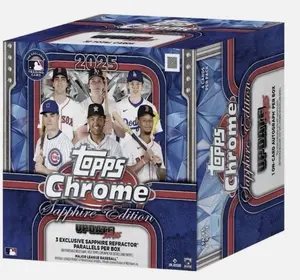 2025 TOPPS CHROME UPDATE SAPPHIRE BASEBALL BOX