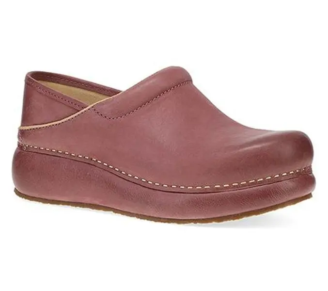 Dansko Platform Pro Rose Burnished Nubuck Leather Clog Dansko Platform Pro Rose Burnished Nubuck Leather Clog