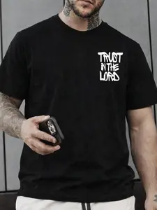 Trust In The Lord Graphic T-Shirt Premium Cotton Streetwear Casual Tee Unisex