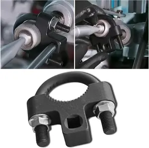 Inner Tie Rod ,with Non-Slip  for Inner Tie Rod Removal and Installation Inner Tie Rod Tool Inner Tie Rod U-Wrench,3/8" Carbon Steel Inner Low Profile Tool for  Chassis Rocker
