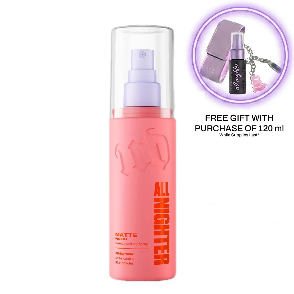 Urban Decay All Nighter Matte Waterproof Setting Spray – Oil Control Long-Lasting Makeup Setting Spray (24HR Wear)