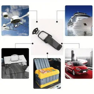 2pcs Car Bumper clip Accessories Carbon Fiber Auto Front Rear Lip Bumpers Lock Clip Kit Car Truck Hook Automotive Accessories