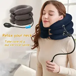 Neck Stretcher – Inflatable Cervical Traction Device for Neck Pain Relief, Adjustable Neck Brace for Home Use, Cervical Spine Decompression Tool for Muscle Tension & Stress Relief Menswear Soft Long Natural Sleeveless Tops Man Bestie