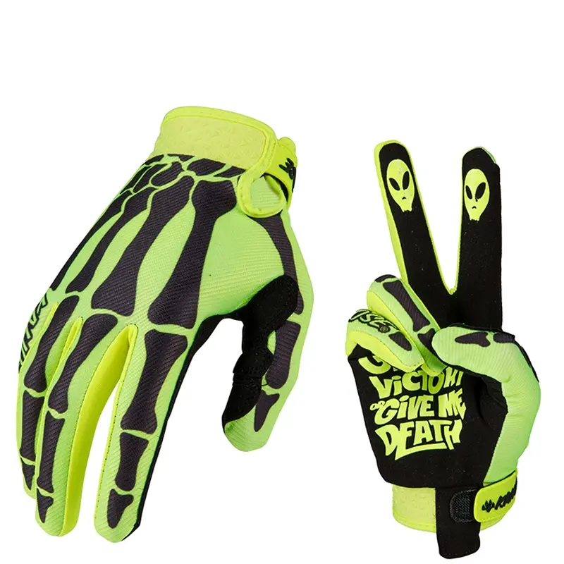 GREEN New Touchscreen Unisex Full Finger Outdoor Sports Motorbike Gloves, Motobike Riders Gear, Thin and Breathable Design for Active Lifestyle,thin breathable Motorcycle Riding Gloves, Riding Gear