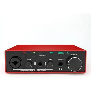 2023  USB Audio Interface for Pc and , 24Bit/192kHz High-Fidelity for Professional Recording, Podcasting, Streaming, with XLR/48V Phantom Power for MIC, Ultra-low tency for Studio