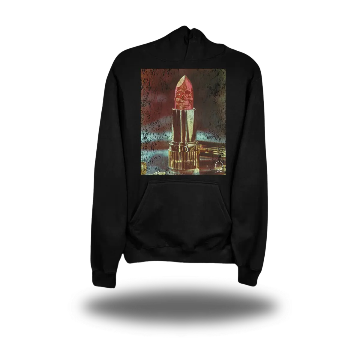 LIPSTICK BLACK HOODIE