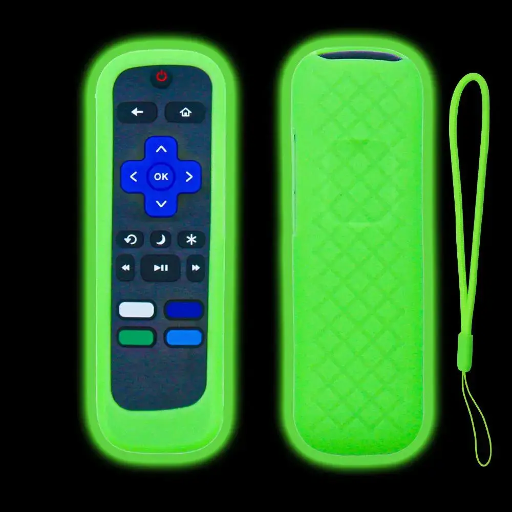 Glow In The Dark Remote Control Case, 1 Count Remote Control Cover, Remote Control Protector For Home