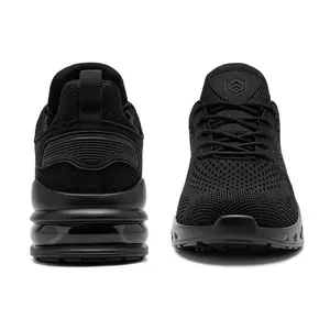 Slip-resistant, waterproof, oil-resistant breathable mesh comfort chef footwear — men’s and women’s versions; black nurse safety boots for boys/men; closed-toe work shoes.