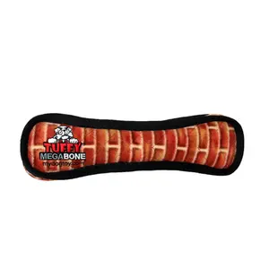 Tuffy Stuffed Dog Toy - Mega Bone