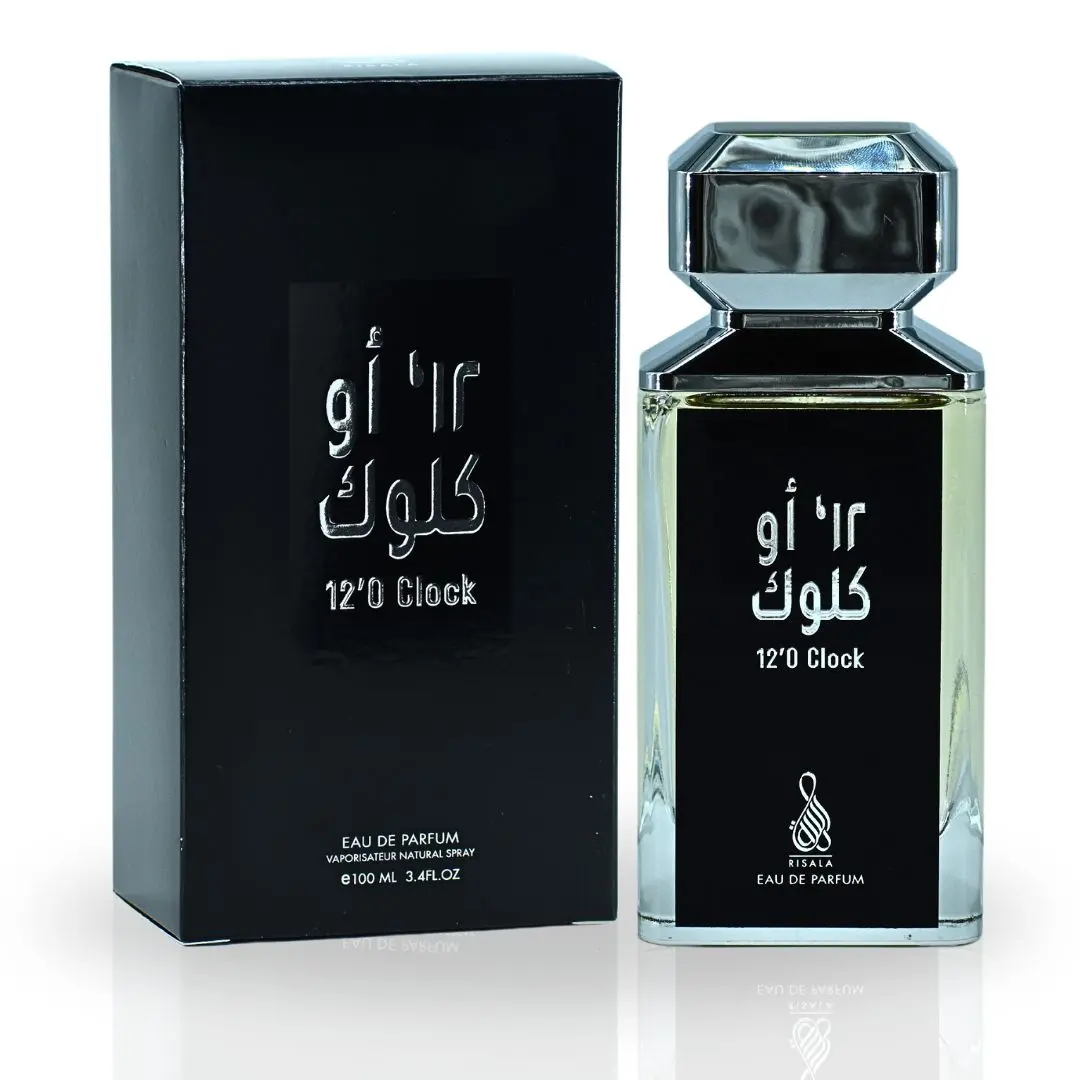 INTENSE OUD 12'O Clock EDP Spray, 100ML (3.4 OZ) - Bold Spice & Sensuality Fusion Men's Fragrance