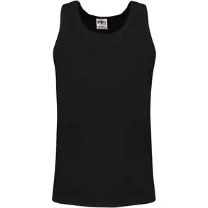 Shaka Wear Men's Basic Sleeveless Tank Top Cotton Solid Muscle Workout T-Shirt Undershirt Activewear