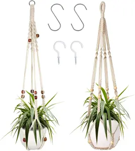 Macrame Plant Hanger, 2 Pack