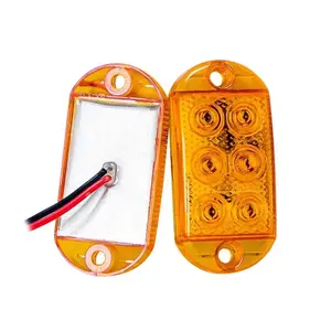 2PCS High-Light Waterproof Truck LED Flash Warning Light 12-80V RV Trailer Signal Light Motorcycle Width Light, LED Blinker