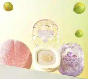 Kevin and Coco Fruit Fiesta Highlighter Makeup - Single Highlighter in Peach & Grape - 1.4 oz - Simple Application for Subtle Glow - Beauty Products