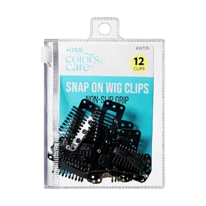 Kiss Colors & Care Snap-On Wig Clips – 12 Ct.