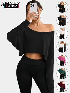 Women's Long Sleeve Plaid Loose Fit Casual Streetwear, Spring & Fall Fashion, Comfortable, Soft and Stylish Top for Daily Wear, Womenswear