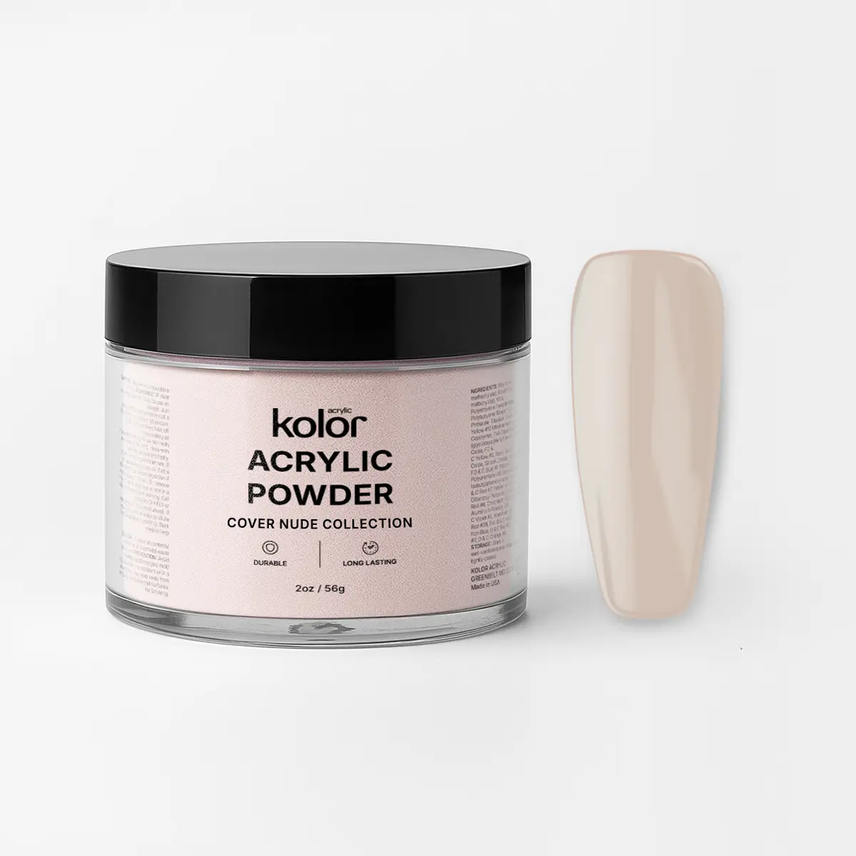 Soft Nude Acrylic Nail Powder for Manicure & Nail Art by KolorAcrylic Soft Nude Acrylic Nail Powder for Manicure & Nail Art by KolorAcrylic