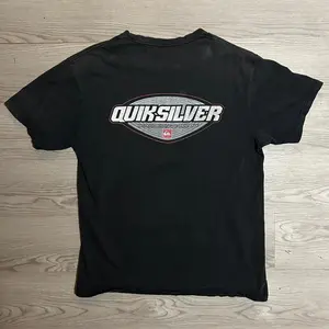 Quiksilver Tee for Men, Quiksilver Men's Black T-Shirt, Dad Gifts, Fathers Day