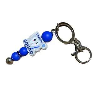 Dental Squad Keychain - Supportive Design for Dental Professionals with Keyring Attachment