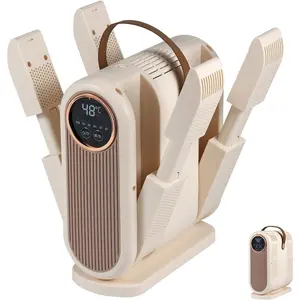 Boot and Shoe Dryer - Portable Handheld Dryer for Sneakers, Gloves and Socks, Fast Drying, Adjustable Timer, Energy Saving, Can Add Rose Salt to Help Reduce Odor