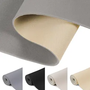 OTOEZ 1/8" High Density Auto Headliner Fabric with 3mm Foam Soundproof & Heat Insulation Upholstery for Car & Boat Interior 60" Wide 100% Polyester Flat Knit Waterproof