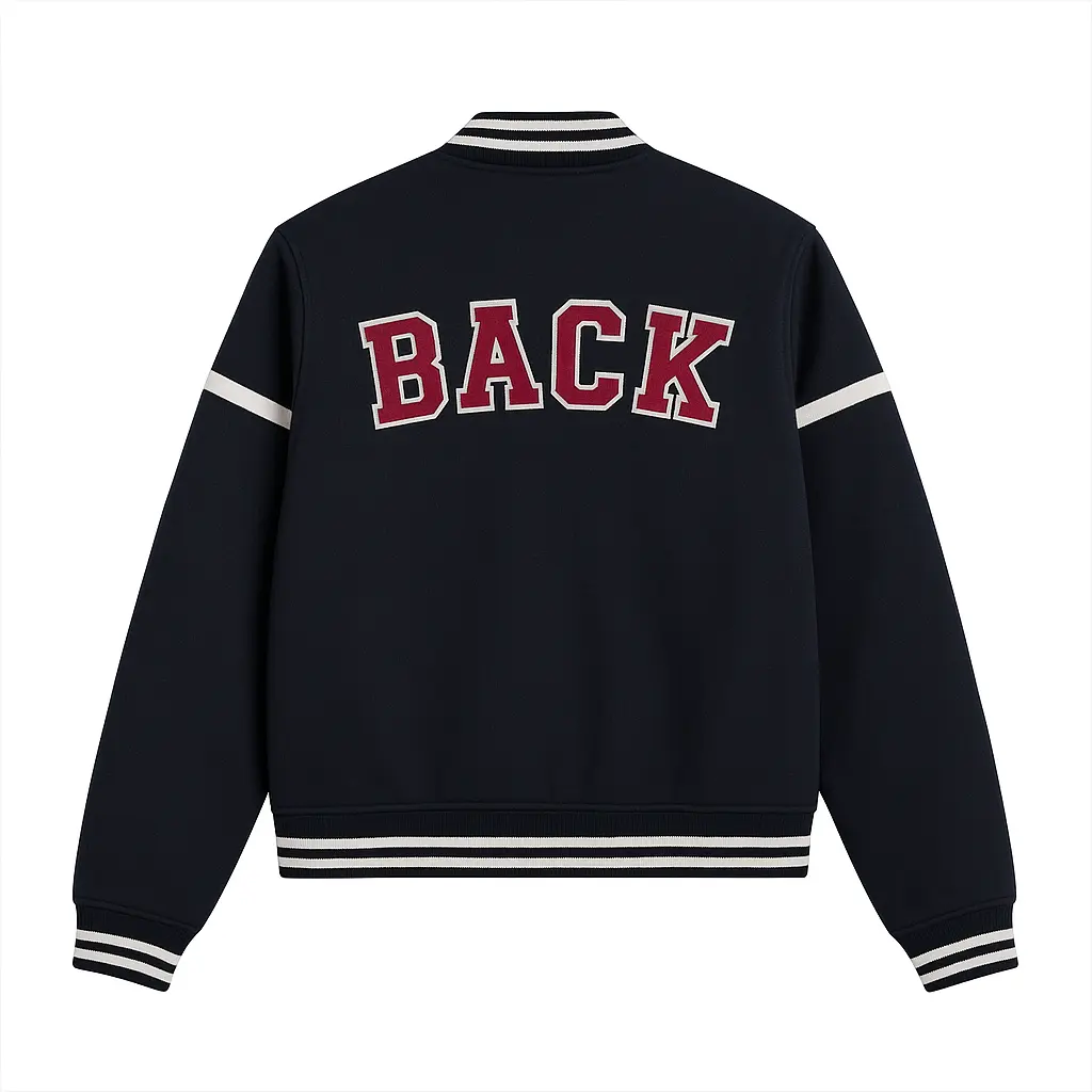 Personalized Women's Varsity Jacket for Women Youth Custom Letterman Bomber Jacket with Stitched Embroidered Name Ideal for Personalized Look